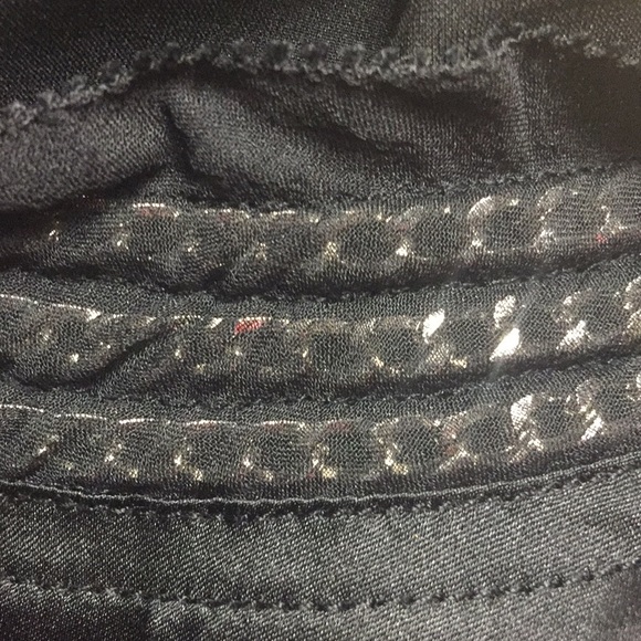 Theory W/Chain Black Silk Shift Dress - Picture 7 of 8